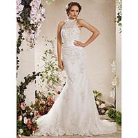 lan ting bride trumpet mermaid wedding dress elegant luxurious sparkle ...