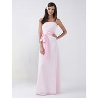 lan ting bride floor length strapless bridesmaid dress open back sleev ...