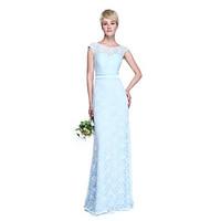 lan ting bride floor length jewel bridesmaid dress beautiful back slee ...