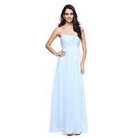 lan ting bride floor length strapless bridesmaid dress elegant sleevel ...