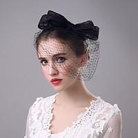 Lace Tulle Headpiece-Wedding Special Occasion Fascinators Birdcage Veils 1 Piece