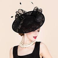 Lace Feather Headpiece-Special Occasion Outdoor Headbands Fascinators 1 Piece