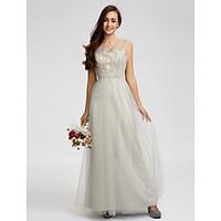 LAN TING BRIDE Knee-length Straps Bridesmaid Dress - Elegant Sleeveless Tulle