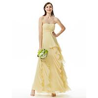 lan ting bride floor length strapless sweetheart bridesmaid dress slee ...