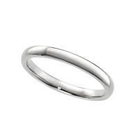 Ladies\' 9ct white gold 2mm superior court wedding ring