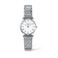 La Grande Classique de Longines ladies\' stainless steel bracelet watch