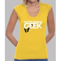 Ladies geek t-shirt white