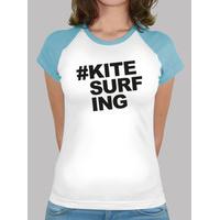 Ladies #kitesurfing t-shirt (baseball)