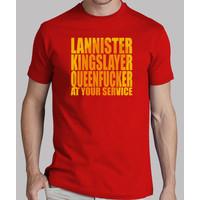 lannister, kingslayer, queenfucker ... at your service