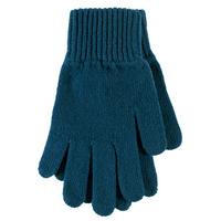 Ladies 1 Pair SockShop of London Made In Scotland 100% Cashmere Plain Gloves In Blue