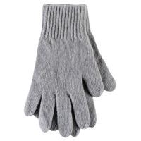 Ladies 1 Pair SockShop of London Made In Scotland 100% Cashmere Plain Gloves In Grey