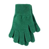 Ladies 1 Pair SockShop of London Made In Scotland 100% Cashmere Plain Gloves In Green