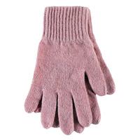 Ladies 1 Pair SockShop of London Made In Scotland 100% Cashmere Plain Gloves In Pink