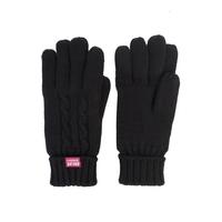 Ladies 1 Pair SockShop Heat Holders Cable Knit Gloves