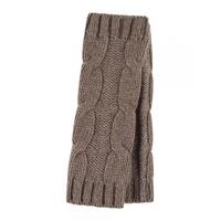 Ladies Great and British Knitwear 100% Cashmere Cable Knit Fingerless Gloves. Made