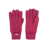 Ladies 1 Pair SockShop Heat Holders Cable Knit Gloves