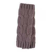 Ladies Great and British Knitwear 100% Cashmere Cable Knit Fingerless Gloves. Made