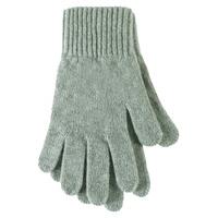 Ladies 1 Pair SockShop of London Made In Scotland 100% Cashmere Plain Gloves In Green