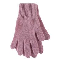 Ladies 1 Pair SockShop of London Made In Scotland 100% Cashmere Plain Gloves In Pink