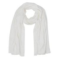 Ladies Pashmineta Shawl soft drapey fabric ideal for events and occasions - Ivory