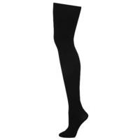 Ladies classic plain black thick 120 denier everyday wear tights - Black