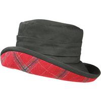 Ladies? Fashion Waxed Hat, Black, Waxed Cotton