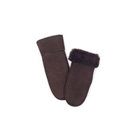 Ladies Chapman Sheepskin Mittens Chocolate Medium