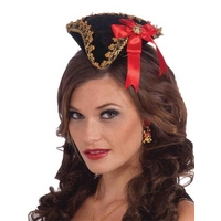 Lady Buccaneer Mini Hat with Bow