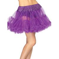 layered tulle petticoat purple