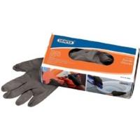 large black draper box of 100 nitrile gloves