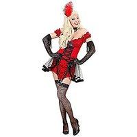 ladies cabaret girl costume medium uk 10 12 for wild west saloon girl  ...