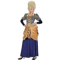 Ladies Blue Marquise Dress Costume Extra Large Uk 18-20 For Regency 17th 18th