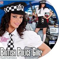 Ladies British Police Girl Costume Small Uk 8-10 For Cop Fancy Dress