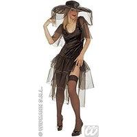 Ladies Spicy Widow Costume Extra Large Uk 18-20 For Halloween Fancy Dress