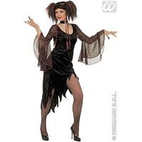 Ladies Spiderweb Mistress Costume Medium Uk 10-12 For Halloween Fancy Dress