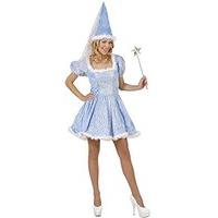 Ladies Starry Fairy Blue Costume Small Uk 8-10 For Christmas Panto Nativity