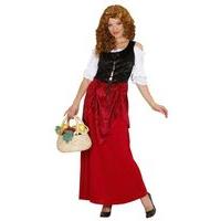 Ladies Tavern Wench Costume Large Uk 14-16 For Medieval Fancy Dress