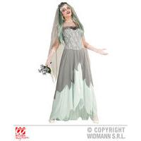 Large Ladies Zombie Bride Costume