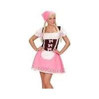 Large Pink Bavarian Girl Costume