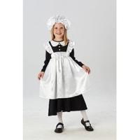 Large Girls Victorian Maid Costume