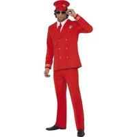 Large Red Men\'s High Flyer Pilot Costume