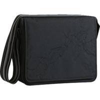 lassig messenger bag birds black