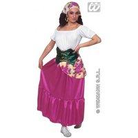 Ladies Gipsy Pink Costume Small Uk 8-10 For Medieval Princess Fancy Dress