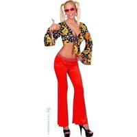 Ladies Bell Bottoms Ladies Red Accessory For 60s 70s Hippy Fancy Dress