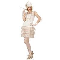 Ladies Roaring 20s Flapper Costume Large Uk 14-16 For 20s 30s Moll Bugsy Fancy