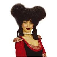 Ladies Baroque Noblewoman Black Wig For Hair Accessory Fancy Dress
