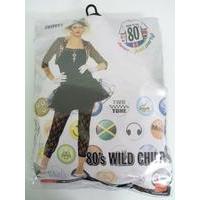 large black 80s ladies wild child costume