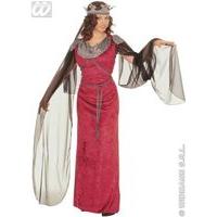 Ladies Ginevra Costume Extra Large Uk 18-20 For Medieval Princess Fancy Dress