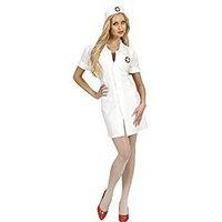 Ladies Quality Fabric Nurse - Costume Small Uk 8-10 For Er Gp Hospital Fancy