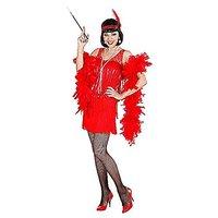 Ladies Red Roaring 20s Flapper Costume Extra Large Uk 18-20 For 20s 30s Moll